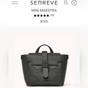 Senreve Mini Maestra in Black